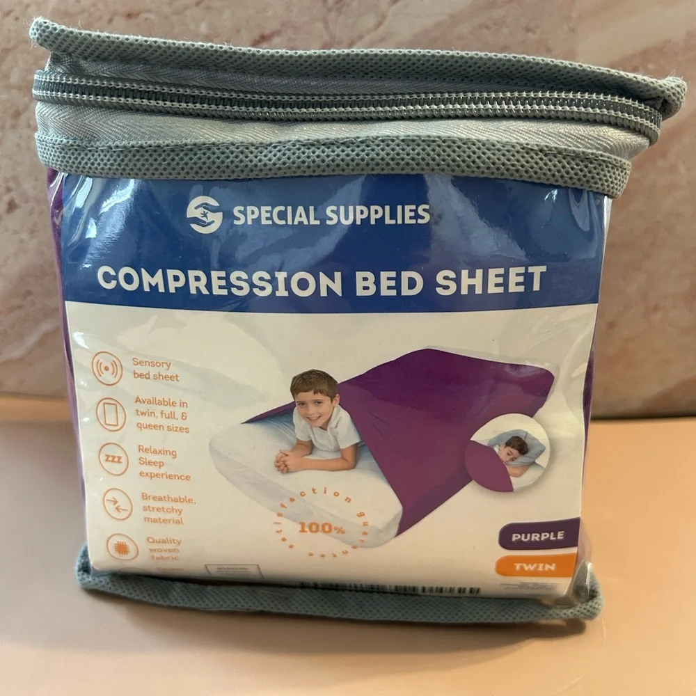 Special Supplies Sensory Compression Twin Bed Sheet
